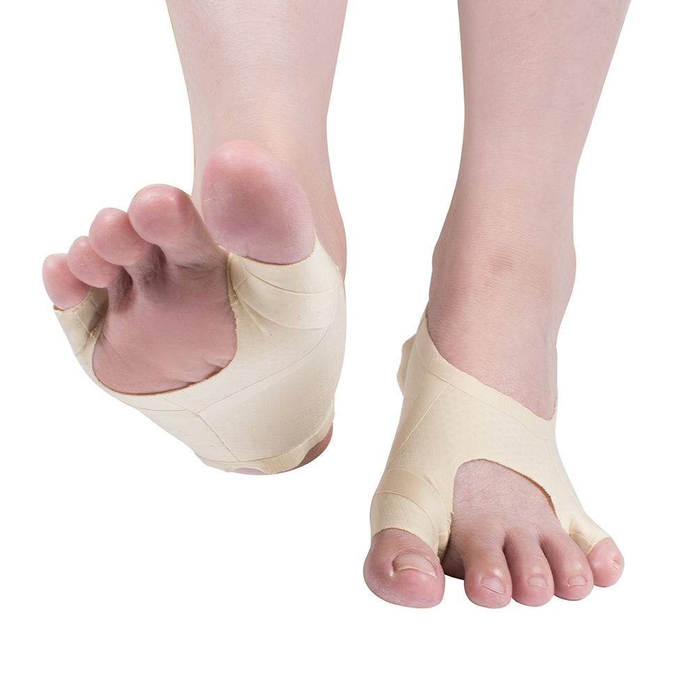 Sock-Style Medical+all Bunion Corrector A25B | Nylon Spandex Toe Sleeve for Pain Relief & All-Day Wear (Skin Tone)