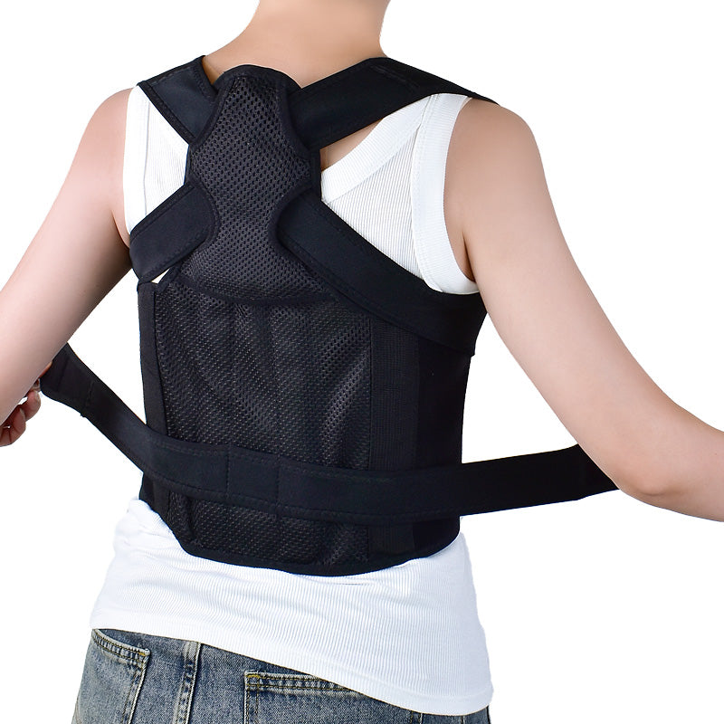 Adjustable straps and secure fit of medical+all professional back support brace