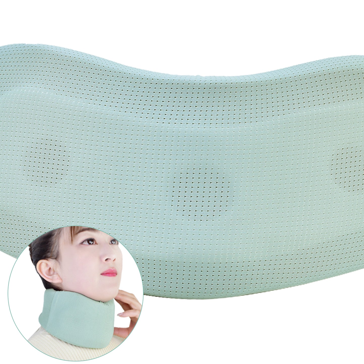 Travel neck cushion for use on an airplane or car seat