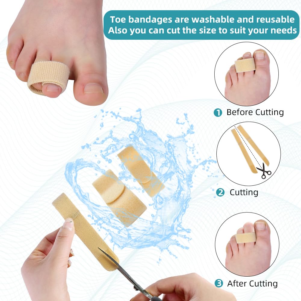 medical+all Bunion Corrector & Toe Separator C13B, Breathable Nylon Brace for Hallux Valgus Pain Relief (Skin Tone, One Size)