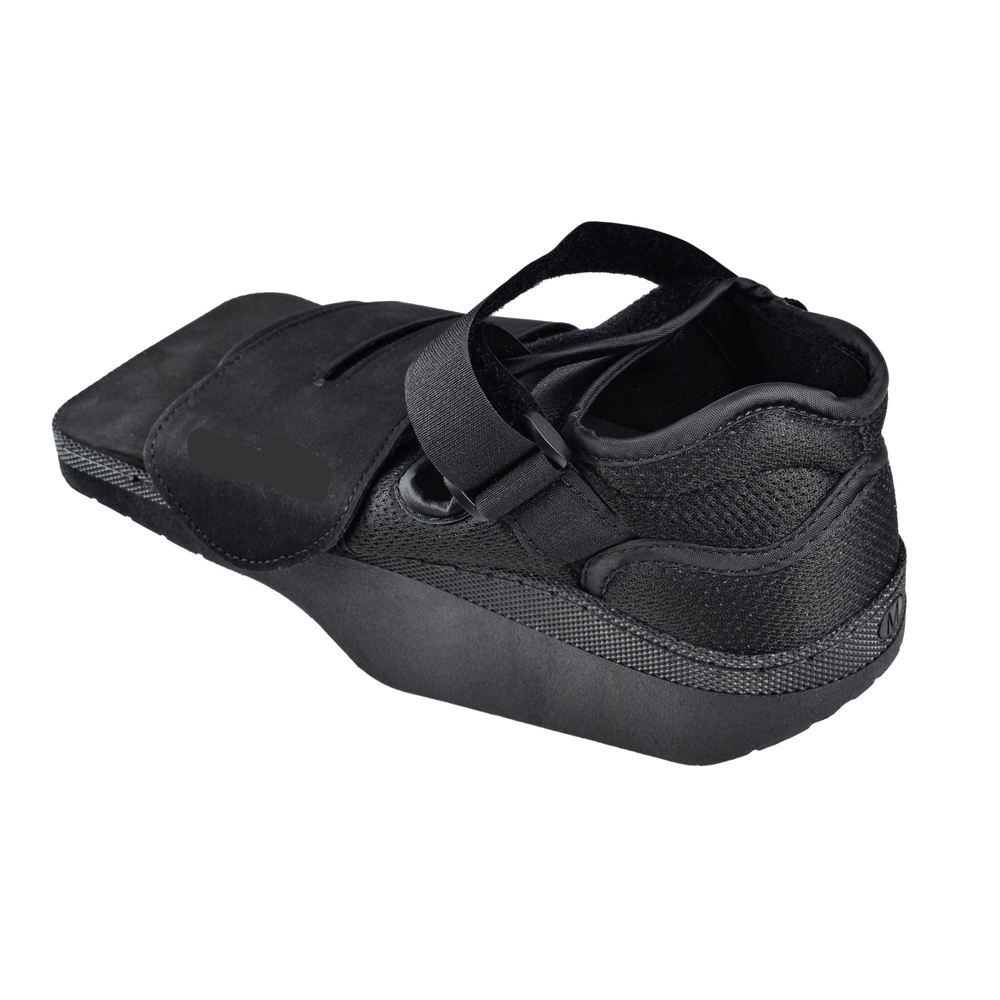 close-up of adjustable straps on breathable fracture cast boot