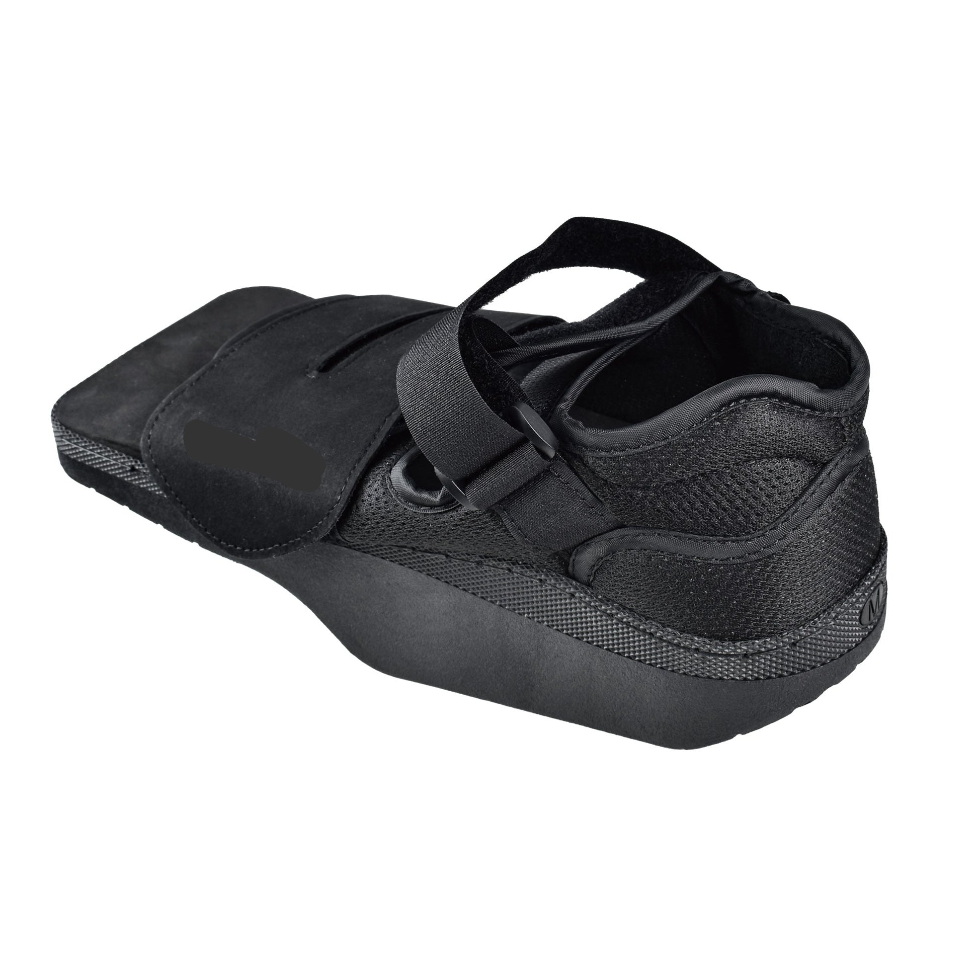 close-up of adjustable straps on breathable fracture cast boot