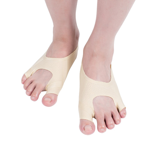 Nylon Spandex toe sleeve for bunion relief, model A25B white