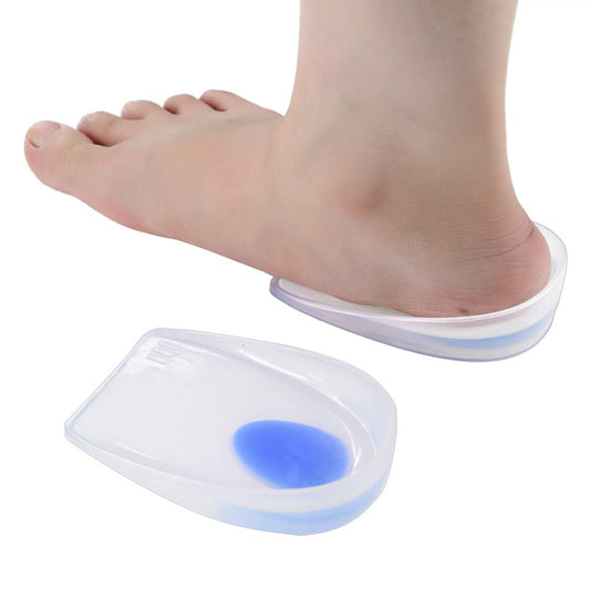 Dual-density silicone heel pads B01 for plantar fasciitis relief