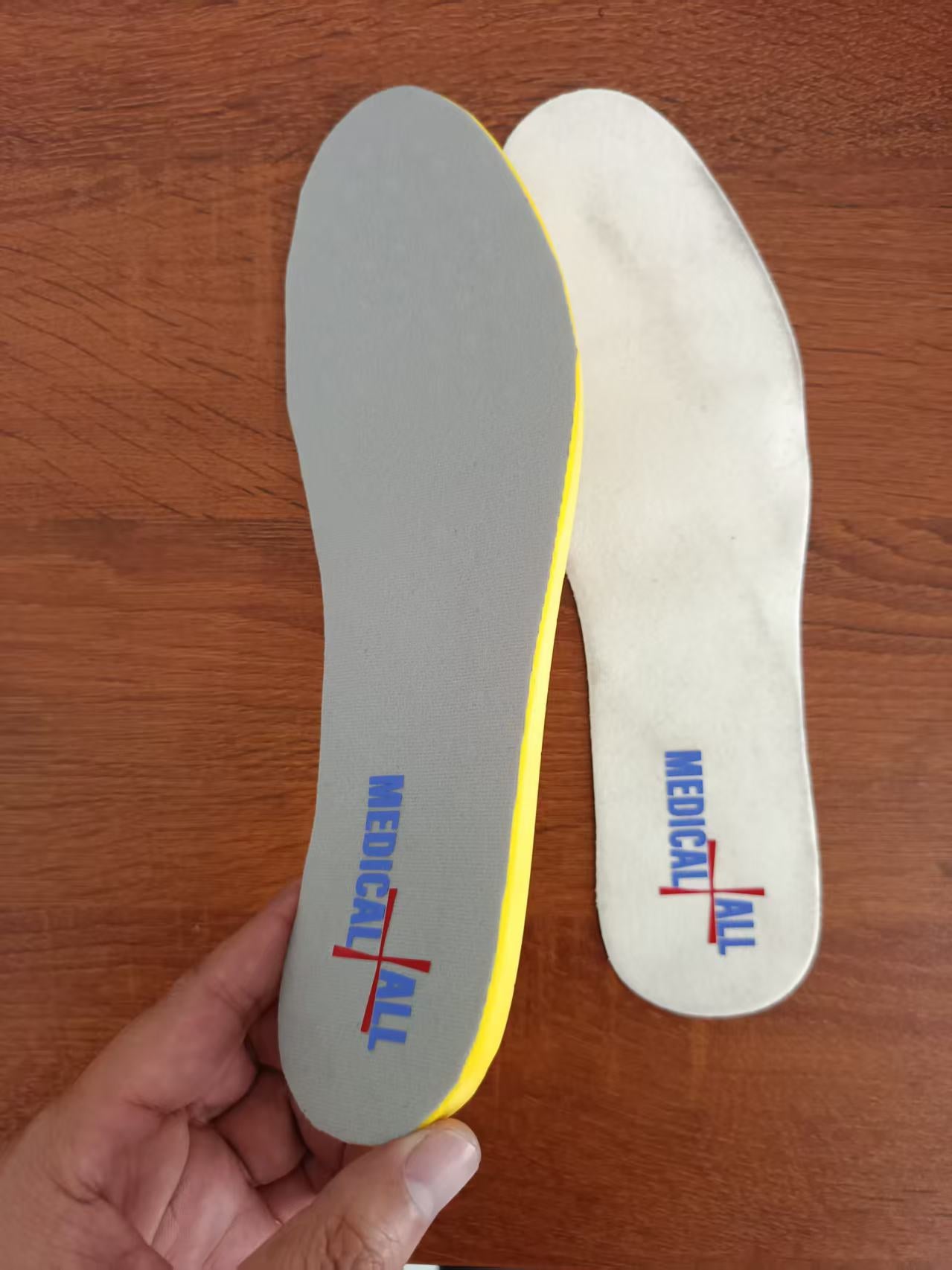 Shock Absorbing Insoles - PU Foam & Gel Heel Cushion for Foot Pressure & Heel Pain Relief | medical+all