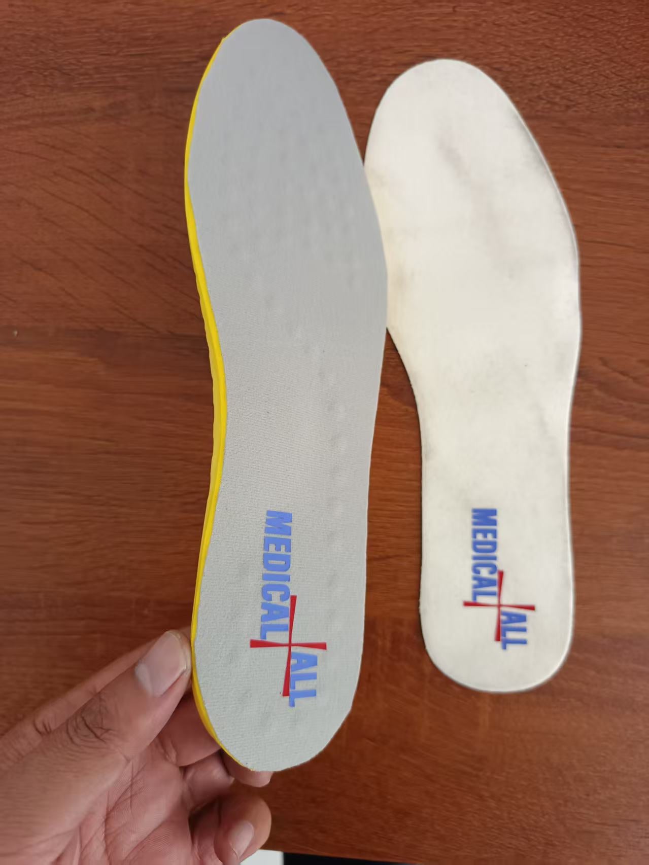 Shock Absorbing Insoles - PU Foam & Gel Heel Cushion for Foot Pressure & Heel Pain Relief | medical+all