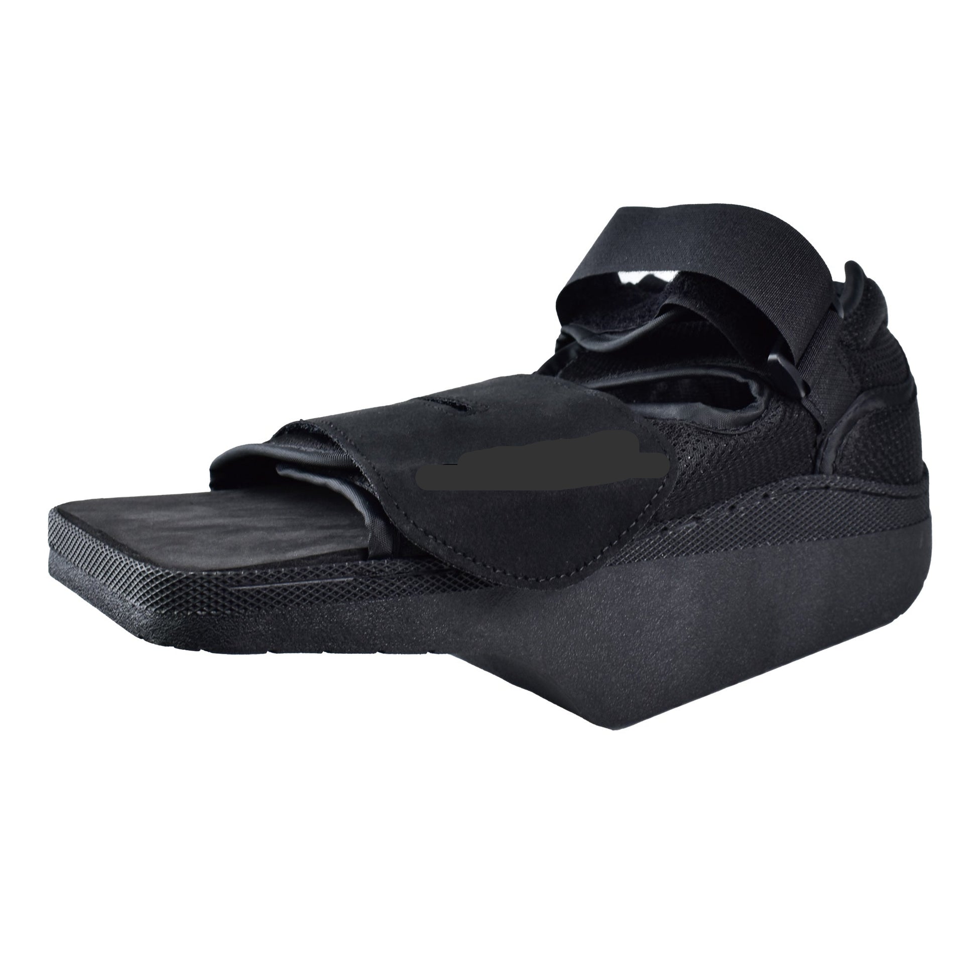 side view of professional medical walking fracture boot